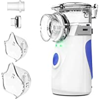 NWOUIIAY Mini Nebulizador Portátil Inhalador Eléctrico Silencioso Cable USB Recargable para Adultos y Niños